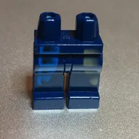 Hips and Dark Blue Legs with Dark Gray and Blue Pockets Print