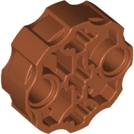 Large Figure Weapon, Barrel with 2 Pin Holes and 3 Axle Holes