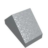 Slope 45° 2 x 1 Double with Ovoid Bottom Pin