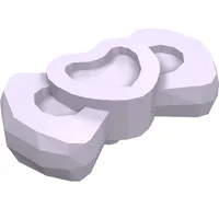 Headwear Accessory Bow with Heart (Animal Grooming Kit)