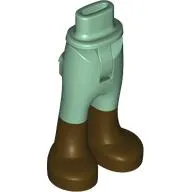 Minidoll Hips and Trousers with Back Pockets with Dark Brown Boots print