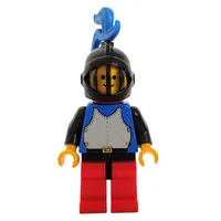 Knight (Breastplate on Blue) - Red Legs, Blue Plume