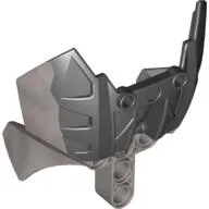 Large Figure Chest Cover, Barraki Carapar Marbled Pearl Light Gray Pattern