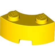 Brick Round Corner 2 x 2 Macaroni with Stud Notch and Reinforced Underside [New Style]
