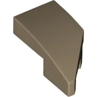 Slope Curved 2 x 1 with Stud Notch Left