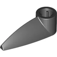 Technic Tooth 1 x 3 with Axle Hole [Rounded Underside]