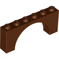 Brick Arch 1 x 6 x 2 - Thin Top without Reinforced Underside [New Version]