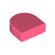 Tile Round 1 x 1 Half Circle