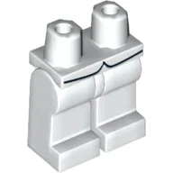 Hips and White Legs with Jacket Tails Print