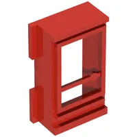 Door 1 x 2 x 3 Left, without Glass for Slotted Bricks