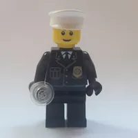 Policeman, Light Up Flashlight [Complete Assembly]