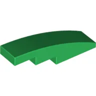 Slope Curved 4 x 1 No Studs [Stud Holder with Symmetric Ridges]