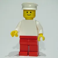 White Torso, Red Legs, White Hat