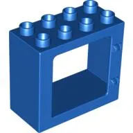 Duplo Door / Window Frame Flat Front Surface, Completely Open Back
