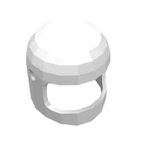 Helmet Classic with Thin Chin Guard and Visor Dimples