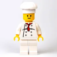 Chef - White Torso, White Legs, White Hat