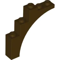 Brick Arch 1 x 5 x 4 [Continuous Bow, Raised Underside Cross Supports]