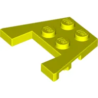 Wedge Plate 3 x 4 with Stud Notches [Reinforced Underside]