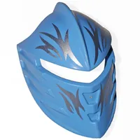Large Figure Mask / Visor, Jayko with Silver Print