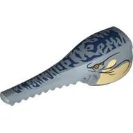 Creature Body Part, Skimwing Head with Dark Blue Markings, Tan Sides print