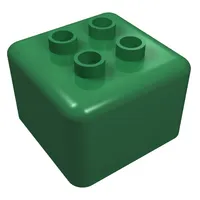 Primo Brick 1 x 1 x 1 with Four Duplo Studs