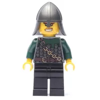 Dragon Knight, Dark Green, Helmet, Angry