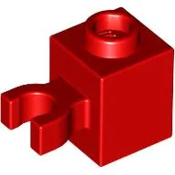 Brick Special 1 x 1 with Clip Vertical [Open O Clip, Hollow Stud]