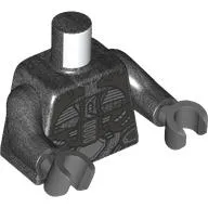Torso, Silver Armor Panels print, Pearl Titanium Arms, Dark Bluish Gray Hands