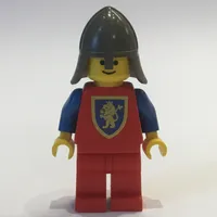 Knight (Crusader Lion) - Red Legs, Dark Gray Neck-Protector