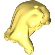 Hair Long, Part over Right Shoulder, Curled Ends