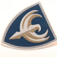 Shield Triangular with Dark Blue and Gold Jayko Hawk Print