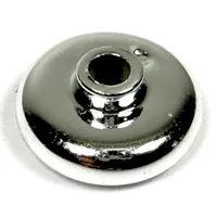 Pen Bead, Round Short, Curved Edge