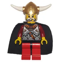 Viking King - Armour, Red Legs, Black Cape