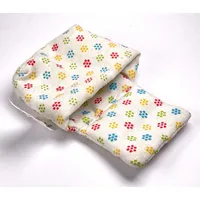 Duplo, Sleeping Bag / Baby Pouch with Red, Blue, Yellow and Lime Flowers Print