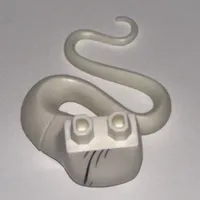 Lower Body with Tail, Black Robe Folds Print