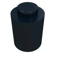 Brick Round 1 x 1 Solid Stud, No Bottom Groove