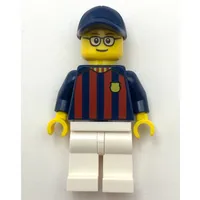 FC Barcelona Fan - White Legs, Dark Blue Cap