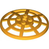 Dish 6 x 6 Inverted, Radar / Webbed [Anti-studs at 90°]