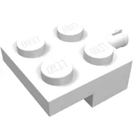 Plate Special 2 x 2 with Wheel Holder