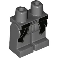 Hips and Dark Bluish Gray Legs with Black Coattails