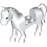 Animal, Horse with 2 x 2 Cutout with Black Eyes