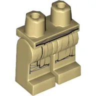 Hips and Tan Legs with Pleated Robe Print