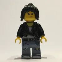 Nya in Leather Jacket