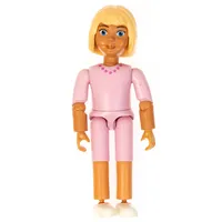 Belville Figure Articulated Elbows, Child, Female, Light Yellow Hair, Pink Shorts, Pink Shirt with Necklace Print