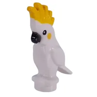 Animal, Bird, Cockatoo with Yellow Crest, Black Beak