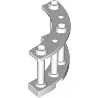 Fence Spindled 4 x 4 x 2 Quarter Round with 3 Studs