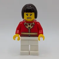 Dragon Operator, White Legs, Dark Brown Hair