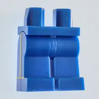 Hips and Blue Legs with Gold Vertical and Horizontal Stripe on Sides Print (Toy Soldier)