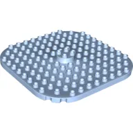 Duplo Plate 12 x 12, Rounded Corners with Raised 2 x 2 Center Cylinder