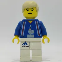 Soccer Player Blue Torso, White Legs 4